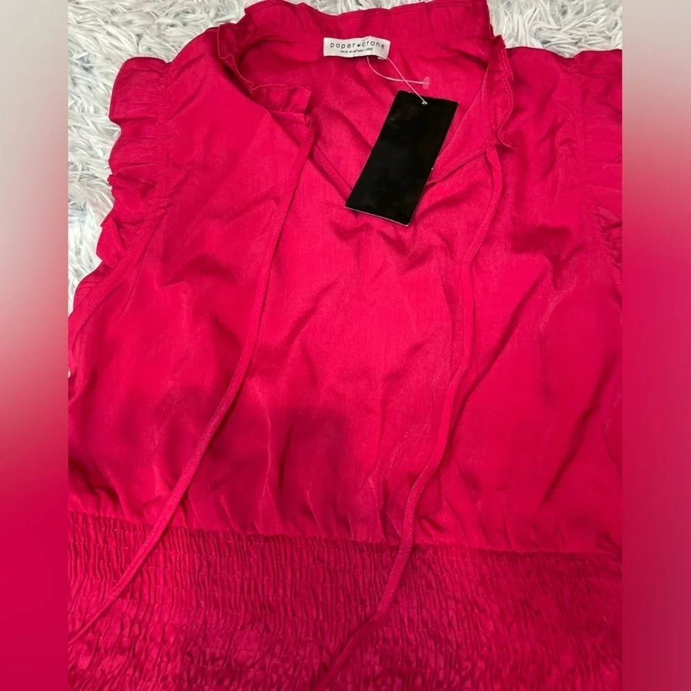 Paper crane pink blouse - Picture 2 of 4